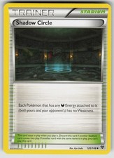 Shadow Circle 126/146 Uncommon XY Base Set Pokemon Moderately Played