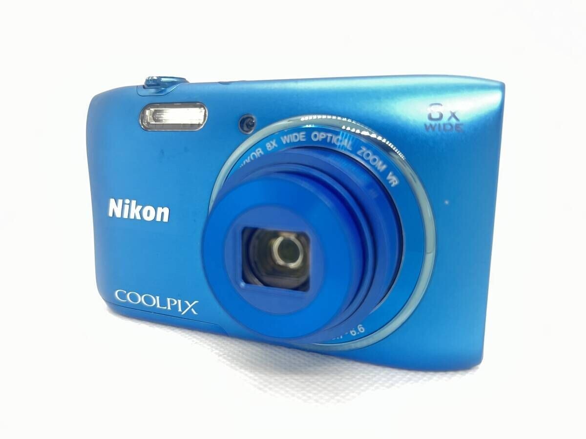 Nikon COOLPIX S3600 ニコン コンデジ BLUE カメラ Nikon COOLPIX S3600 ニコン コンデジ BLUE カメラ