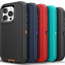 For iPhone 16 Pro Max/15/14/13/11 Case Phone Cover Shockproof N Screen Protector