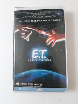NEW E.T. The Extra-Terrestrial (VHS, 1996, Clamshell) Vintage tub8