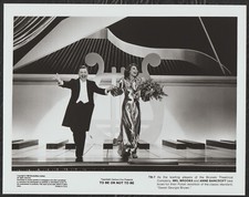 MEL BROOKS ANNE BANCROFT in To Be Or Not To Be '83 ON STAGE