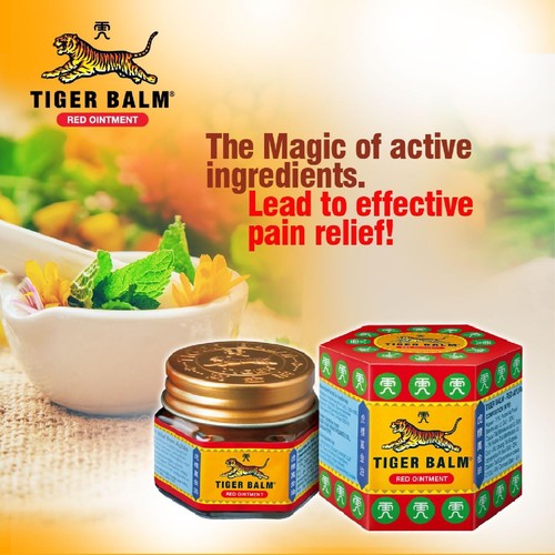 4 X Tiger Balm Red Ointment For Effective Relief From Muscular Aches, Pain-9ml - Picture 6 of 9