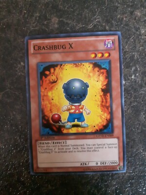 Crashbug X Effect 1st Edition YuGiOh Card GENE-EN009