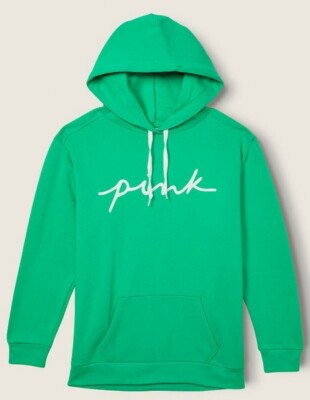 XL New Victoria Secret ~Pink~  Everyday Lounge  Campus Pullover hoodie  Extra L