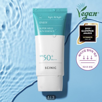 SCINIC Enjoy Super Mild Sun Essence SPF50+ PA+++ 50ml 1,7 oz Light Moisturizing
