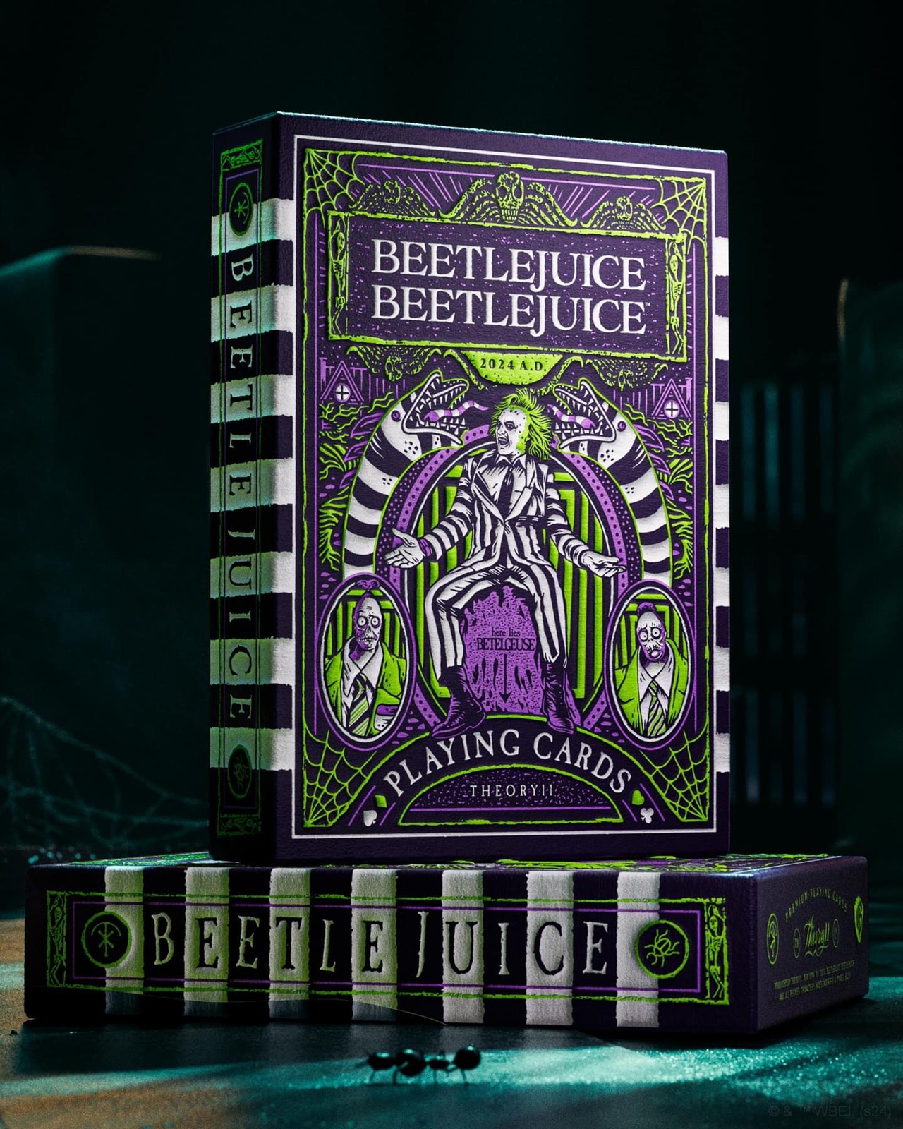 Beetlejuice Playing Cards, A Great Gift for Poker Players by theory11