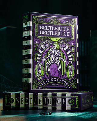Beetlejuice Spielkarten, ein tolles Geschenk für Pokerspieler von theory11