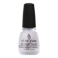 CHINA GLAZE FAST FORWARD TOP COAT 14ML - BRAND NEW