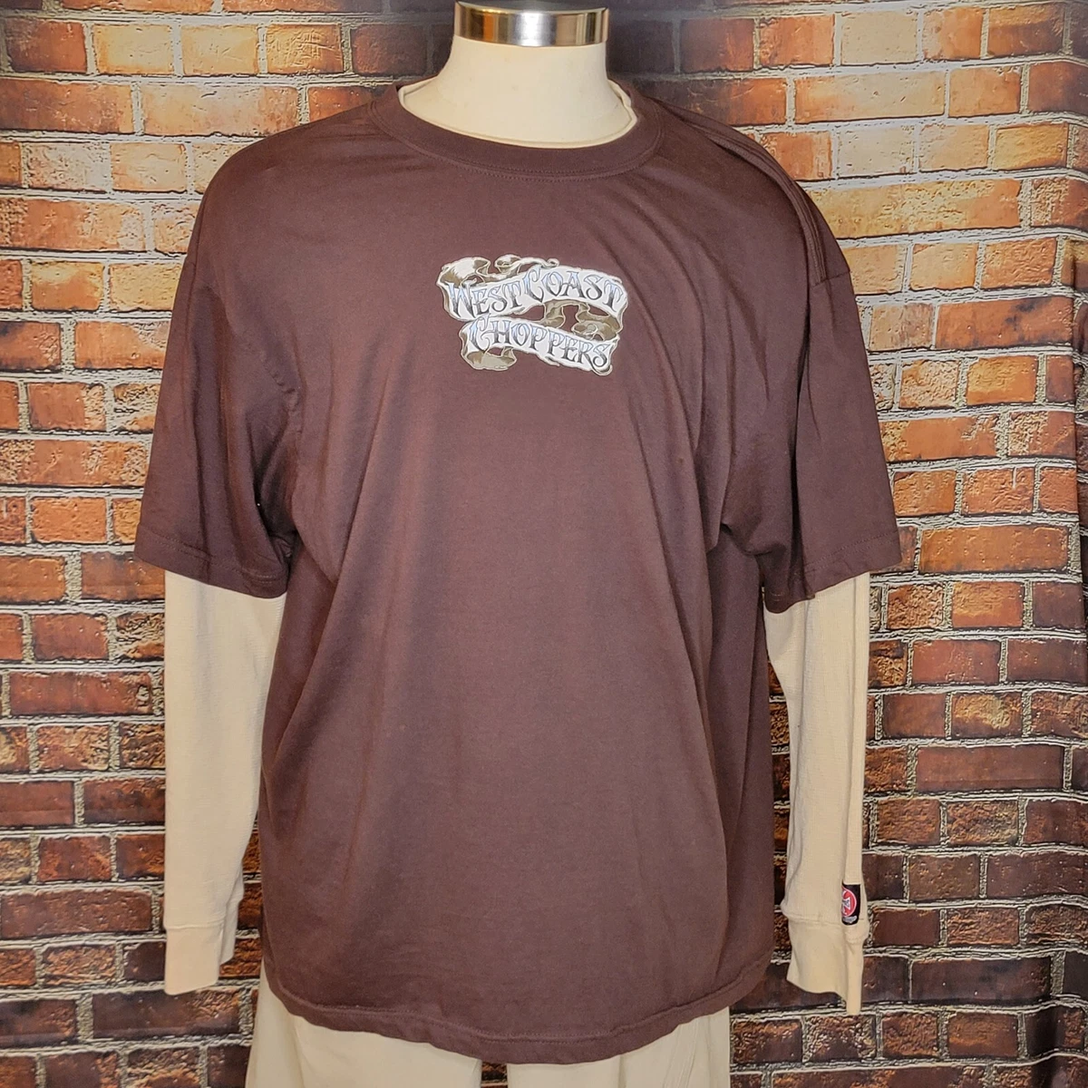 Vintage West Coast Choppers By Jesse James Long Sleeve Shirt Size