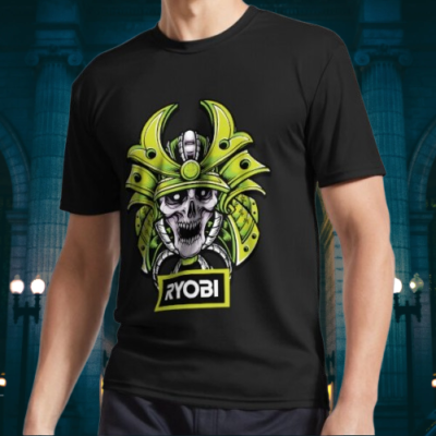 #ad NEW Ryobi Samurai Logo Long Sleeve T Shirt Funny Size S to 5XL $24.00