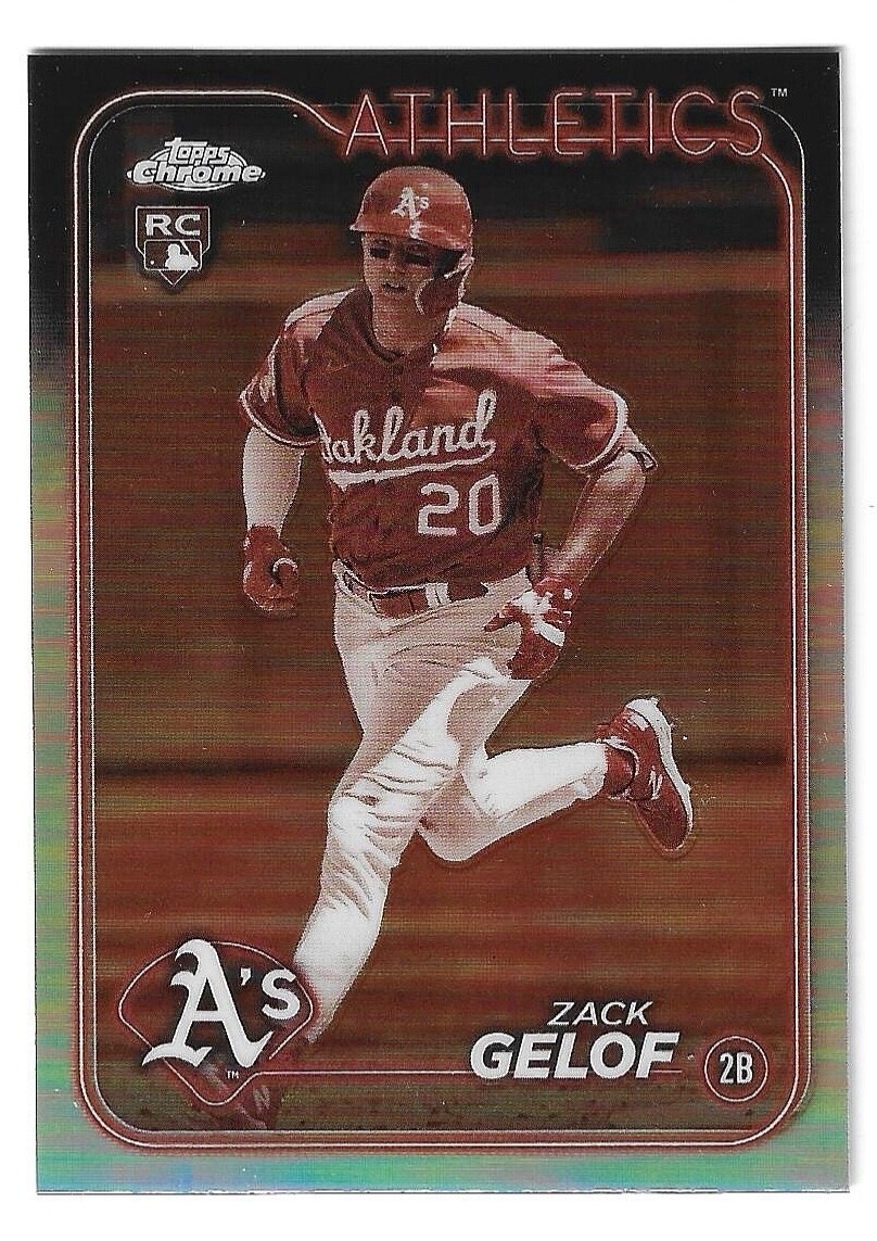 2024 Topps Chrome - Zack Gelof #282 Sepia Refractor (RC)