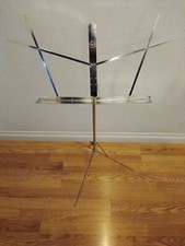 Hamilton No 400-N Folding Chrome Music Stand Made In U.S.A