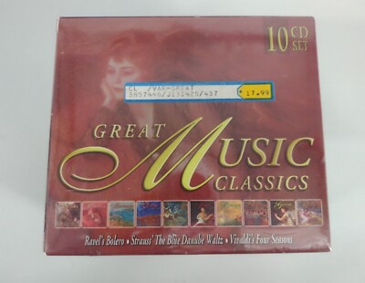 Great Music Classics 10 Disk CD Set Summer Romantic Dream Ballet String Baroque