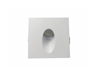 BONJOURLED 3W LED White Square Step Stair Light Walkway Wall Corner Staircase Lamp Indoor