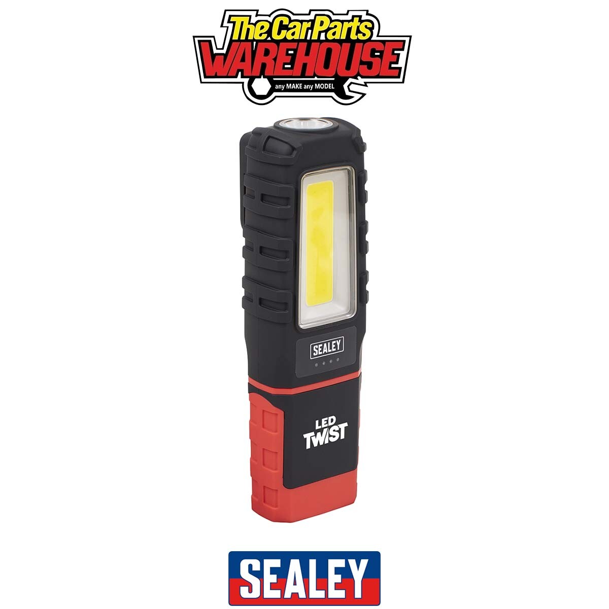 Sealey LED601 LED Twist Rechargeable Inspection Light 5W COB & 1W SMD