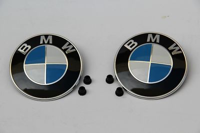 NEW ORIGINAL BMW EMBLEM LOGO GENUINE OEM BADGE HOOD & TRUNK LID E30 M3 1988-1994
