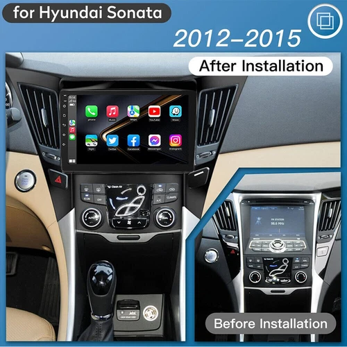 9" For Hyundai Sonata 2011-2015 Android 15 Car Stereo Radio GPS Navi WIFI Player