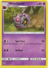 Whirlipede - 57/147 - Uncommon - Pokemon Burning Shadows