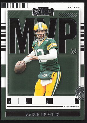 2021 Panini Contenders MVP Contenders Aaron Rodgers #MVP-ARO Green Bay Packers