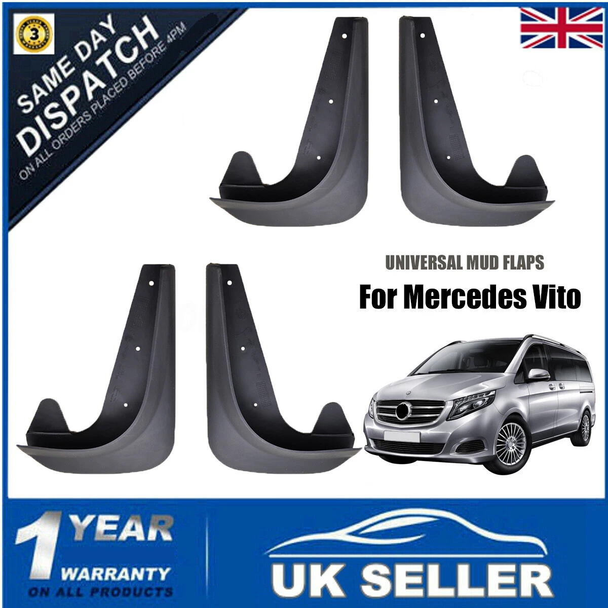 Mercedes vito mud flaps online