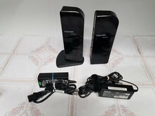 LOTOF 2 Toshiba Dyna Dock USB 3.0 Docking Station PA3927U-1PRP please read