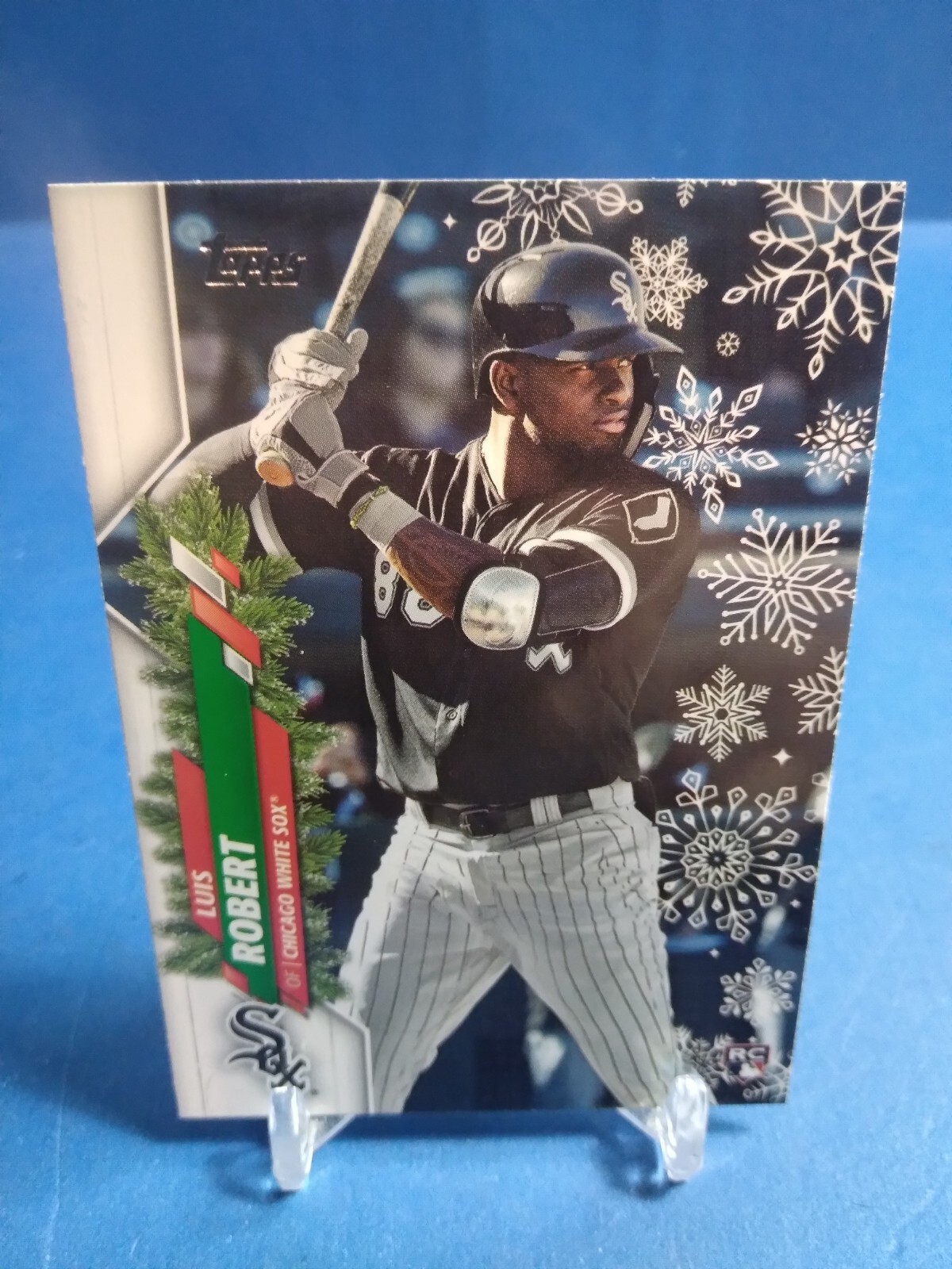 Luis Robert 2020 Topps Holiday HW2 White Sox RC Baseball Card