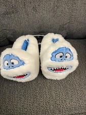 Abominalbal SNOWMAN RUDOLPH THE RED NOSED REINDEER Kids SIZE 7/8 SLIPPER