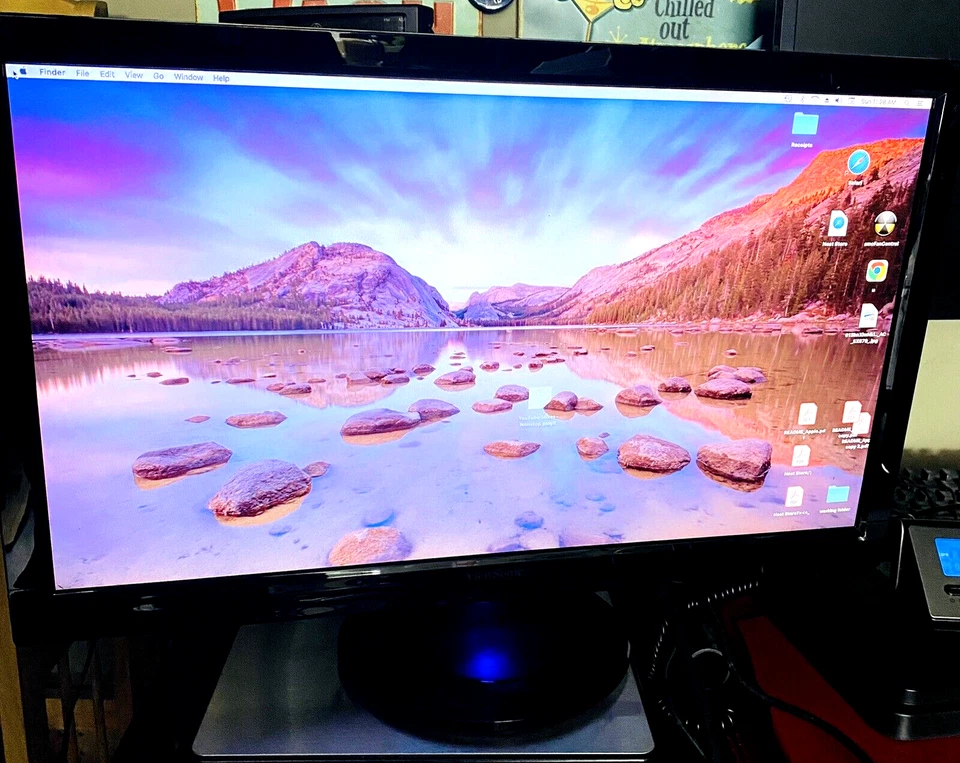 ViewSonic VA2446M-LED 24" Widescreen LED Monitor 1920 x 1080 (w/ stand and Plug) - Image 2 of 4