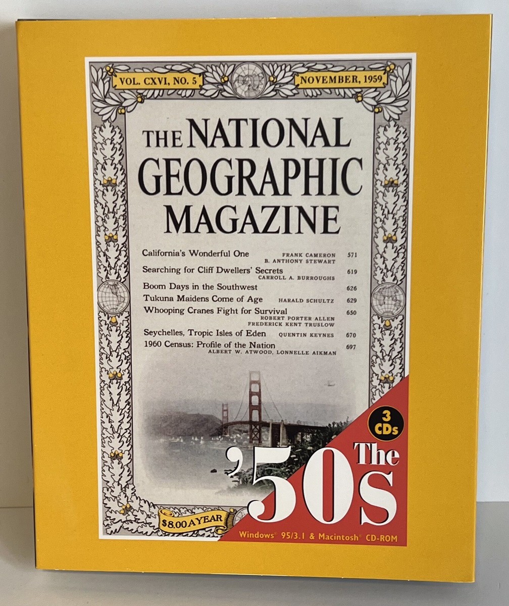 The Complete National Geographic Magazine 108 Years on CD-ROM