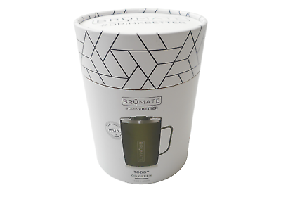 BruMate Toddy 16 oz Insulated Coffee Mug - OD GREEN