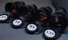 ANAMORPHIC AMBER SET 37 58 85 135 Cinemod Helios 44 Mir 1v Jup9 Jup37 Sony E
