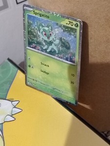 shiny sprigatito pokemon card Shiny Sprigatito Card