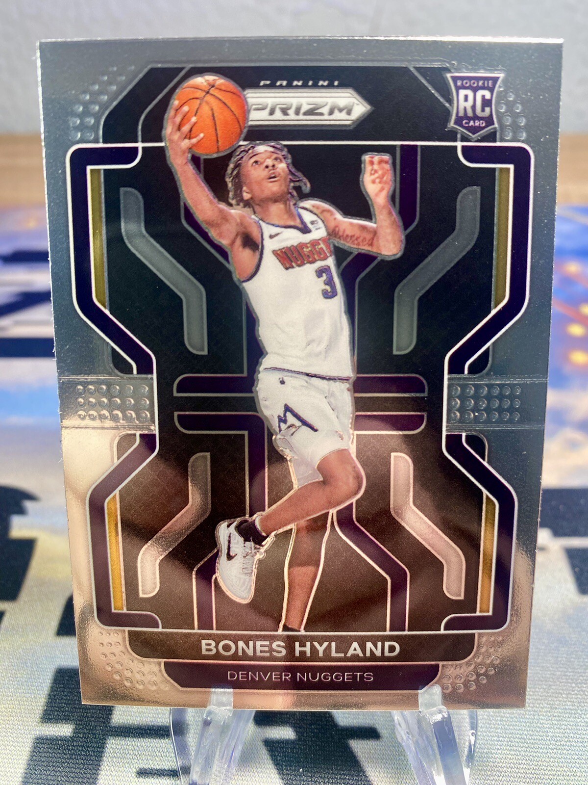 2021-22 Bones Hyland Panini Prizm Rookie Card #302 Los Angeles Clippers