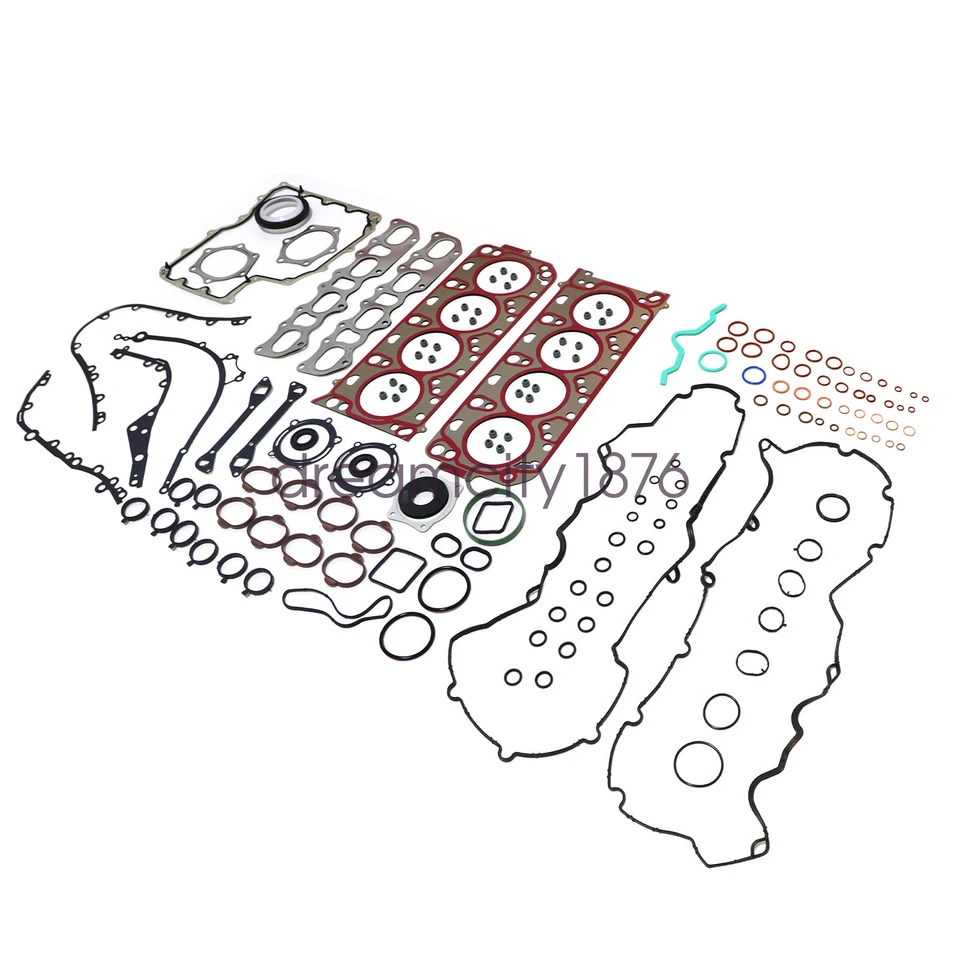 Engine Overhaul Rebuild Gasket Kit For 2007-2019 Porsche Cayenne S GTS 4.8L V8 - Image 3 of 4