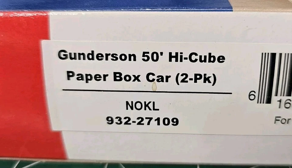 932-27109 Walthers NOKL 50' Hi-Cube Box Car 2-pk - Image 2 of 4