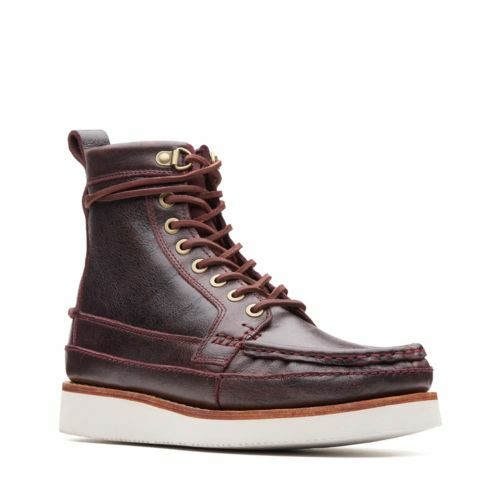 【ぼん】CLARKS WALLABEE UK6.5 NEW Men Clarks Wallabee Original Black Smooth Leather