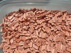 600 1:24th Scale Miniature Reclaimed Style Diorama Bricks