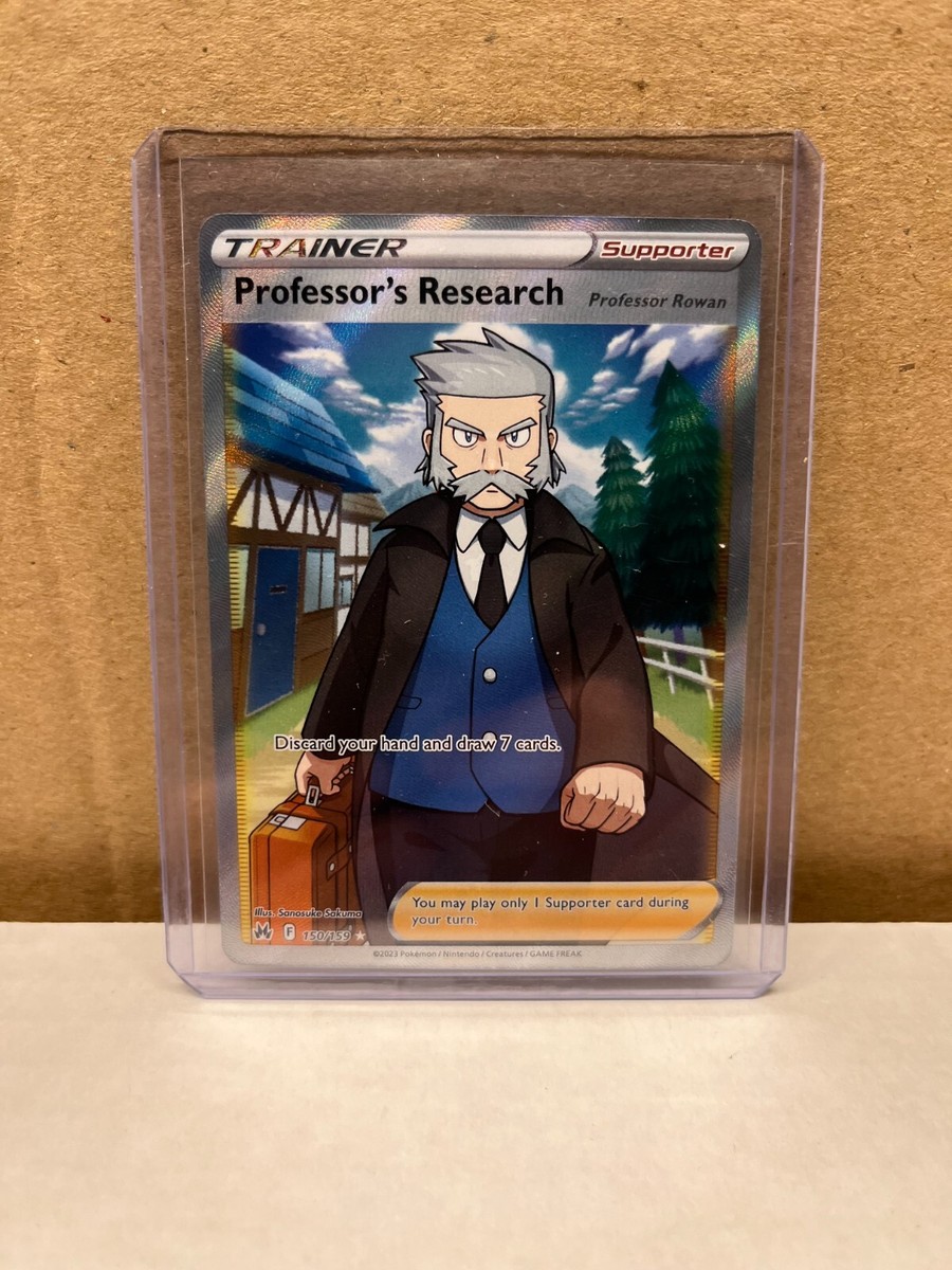 Pokemon Crown Zenith 150/159 Professor's Research Full Art Ultra
