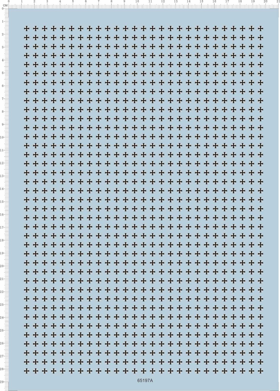 German Iron Cross Modern Military weapons Model Kit Water Decal