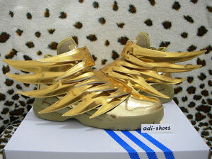 ADIDAS Jeremy Scott JS Wings 3.0 Gold UK 4-6 Floreale B35651 Bandiera  Arcobaleno 2.0 y3 | eBay