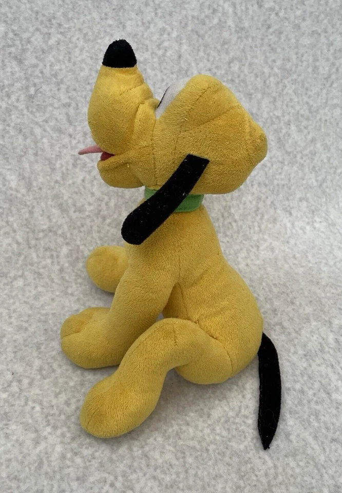 Disney Plutón Cachorro Perro Peluche Animal 7" Mickey Mouse Mascota Bloodhound Foto 4 de 4