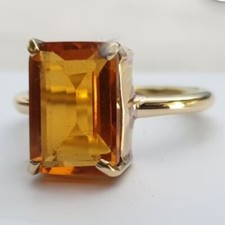 Beautiful Natural peridot 925 Sterling Silver Ring Handmade Gift For Her A-343