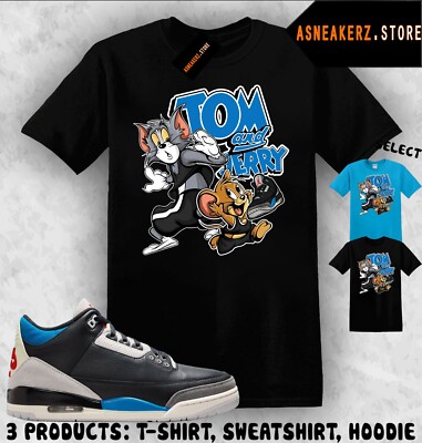 Shirt Match AJ 3 OG Rare Air 2025 Sneaker Matching Tee Sneakerhead Cat And Mouse