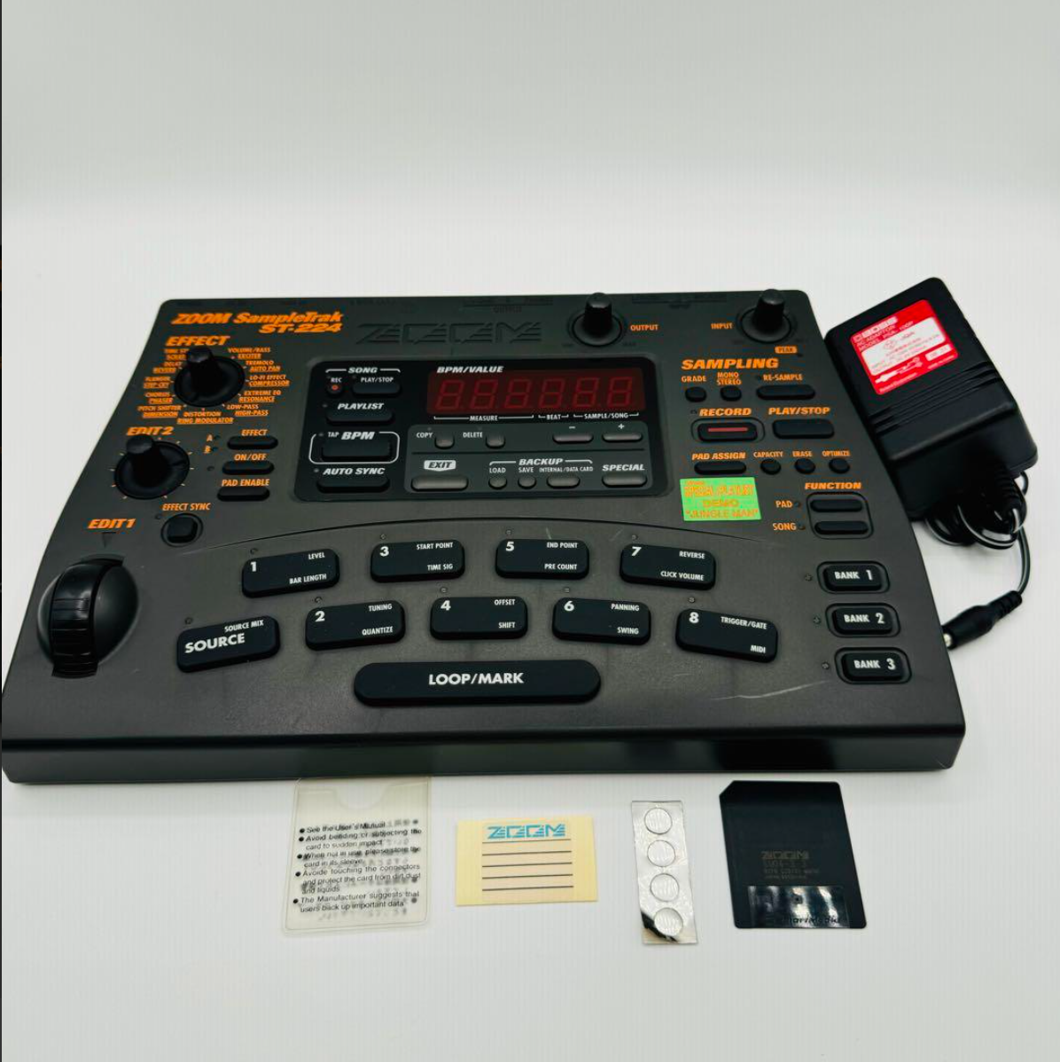 Zoom ST-224 SampleTrak Sampler Vintage USED Tested Japan | eBay Zoom ST-224 SampleTrak Sampler Vintage USED Tested Japan | eBay