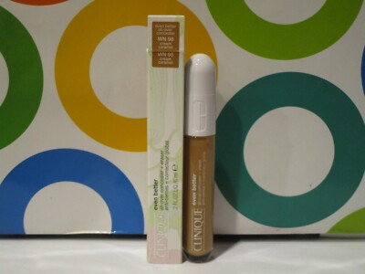 CLINIQUE ~ EVEN BETTER ALL OVER CONCEALER + ERASER ~ WN 98 CREAM CARAMEL ~ .2 OZ