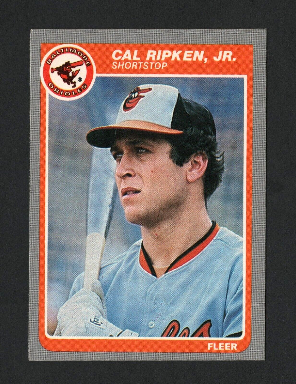 1985 Fleer Baseball Card #187 Cal Ripken Jr. - Baltimore Orioles  #A579