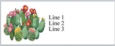 Personalized Address Labels Country Cactus Flowers (JX 575)