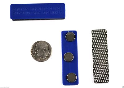 Magnetic Name Badge Name Tag ID Holder Buttons NEW