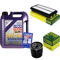 Mann Inspektionspaket 5L Liqui Moly 5W-40 FüR KIA Picanto 1.1