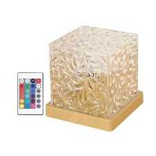 Ocean Wave Aurora Projector Lamp Rechargeable 16 Colors LED Night Light Bedroom